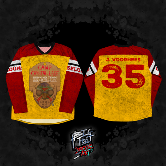 Camp crystal lake - Recycled hockey fan jersey